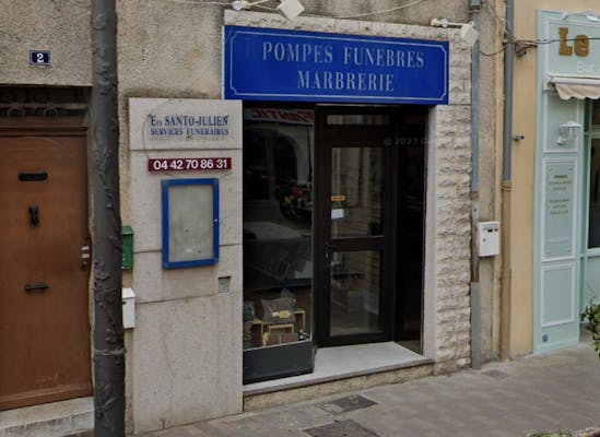 Photographie de la Pompes Funèbres Santo Julien de Auriol
