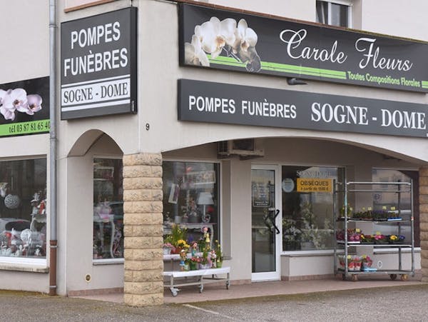 Photographie de la Pompes Funèbres Sogne Dome de Théding
