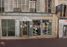 Devanture de Pompes Funèbres Générales