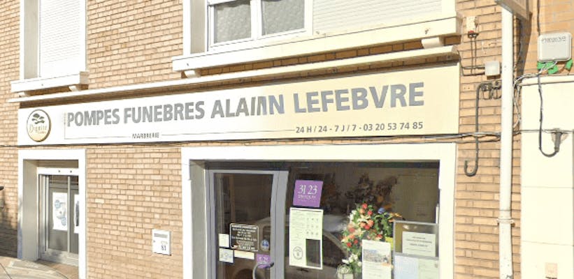 Photographie Pompes Funèbres Marbrerie Alain Lefebvre de Faches-Thumesnil