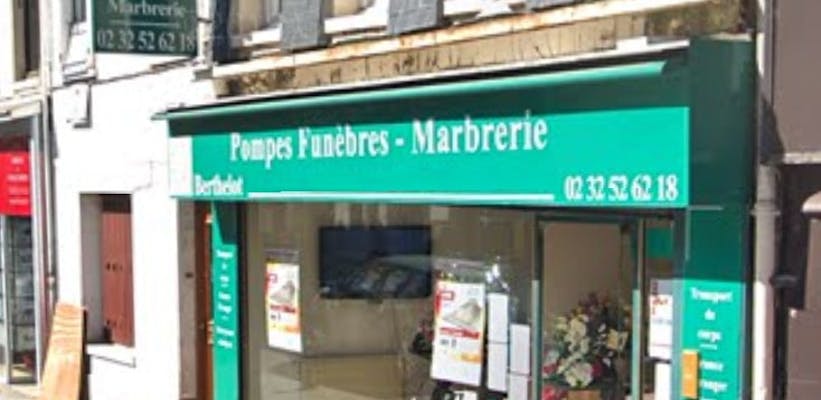 Photographie de la Pompes Funèbres et Marbrerie Berthelot de Gaillon