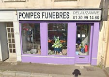 Devanture de Pompes Funèbres Delauzanne