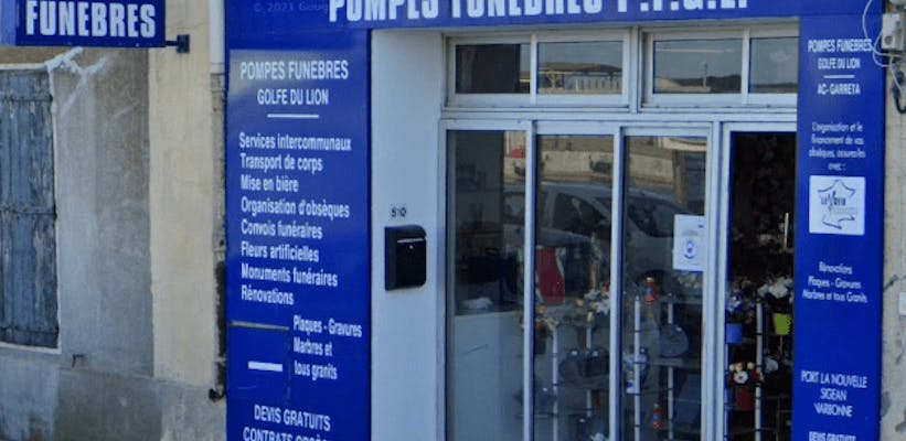 Photographie Pompes Funèbres Golfe du Lion Port-la-Nouvelle