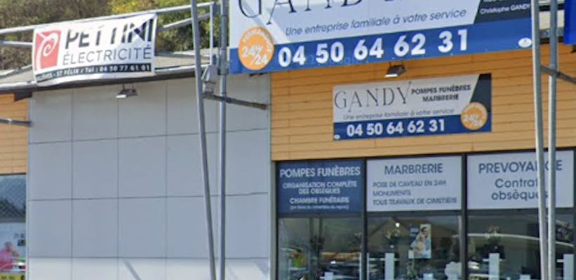 Photographies de Pompes Funèbres Marbrerie Gandy à Rumilly