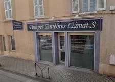 Devanture de Pompes Funèbres Limat