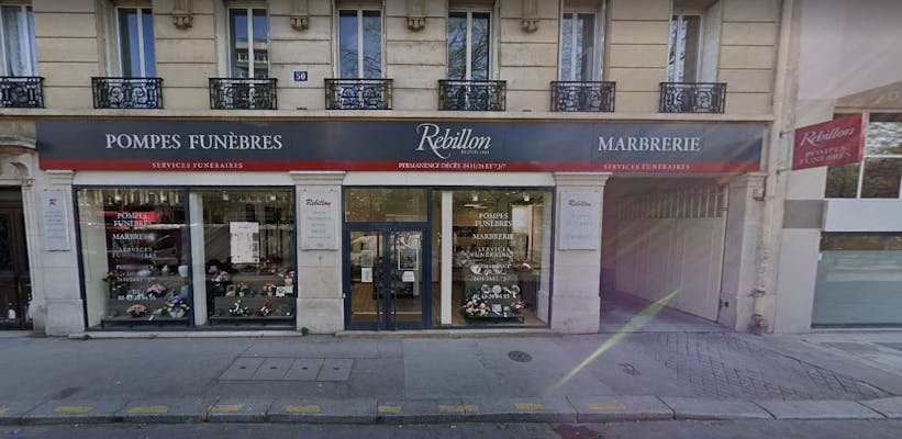 Photographie de Pompes Funèbres et Marbrerie Rebillon de Paris