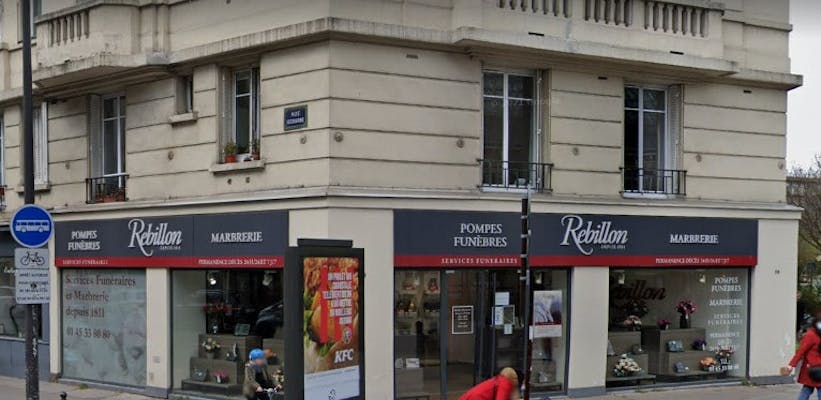 Photographie de Pompes funèbres Marbrerie Rebillon de Paris