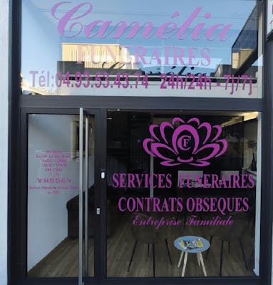 Photographie de la Camélia Funéraires de Nice