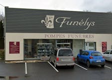 Devanture de Pompes Funèbres Azur Funélys