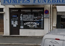 Devanture de TONNELIER Pompes Funèbres Marbrerie Funérarium