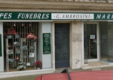 Devanture de Pompes Funèbres Georges Ambrosini