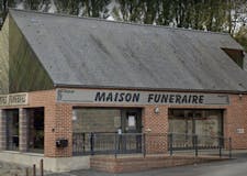 Devanture de Pompes Funèbres Delcroix