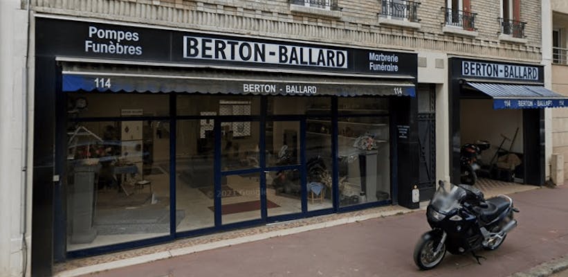 Photographie de la Pompes Funèbres Berton-Ballard de Montrouge