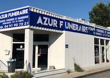 Devanture de Pompes Funèbres 13 - Azur Funéraire