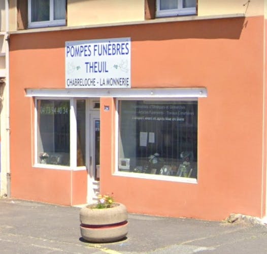 Photographie de la Pompes Funèbres Theuil Jean-Pierre de Chabreloche
