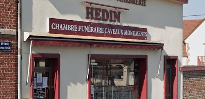 Photographie de la Pompes Funèbres Marbrerie Hedin de Montdidier
