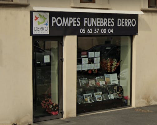 Photographie de la Pompes Funèbres Derro de Gaillac

