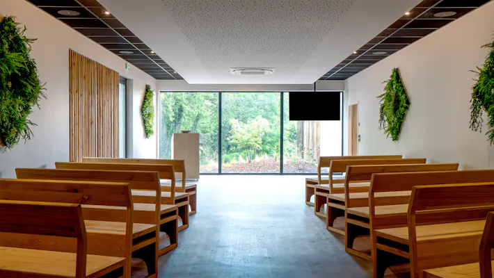 Salle de cérémonie de Gandy Pompes Funèbres Marbrerie à Chevry