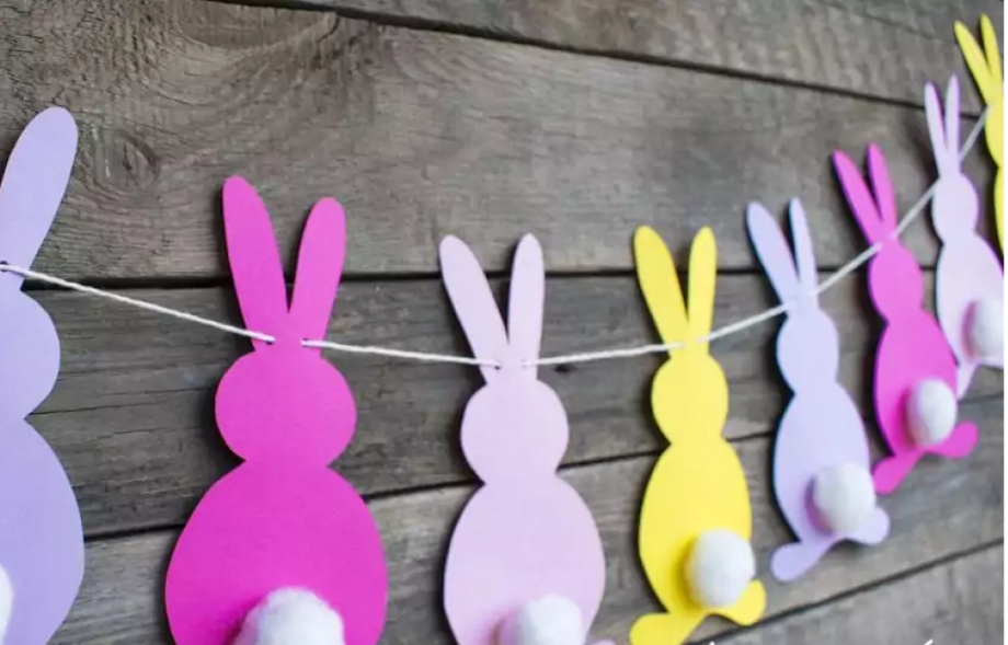 Osterhasen Girlande
