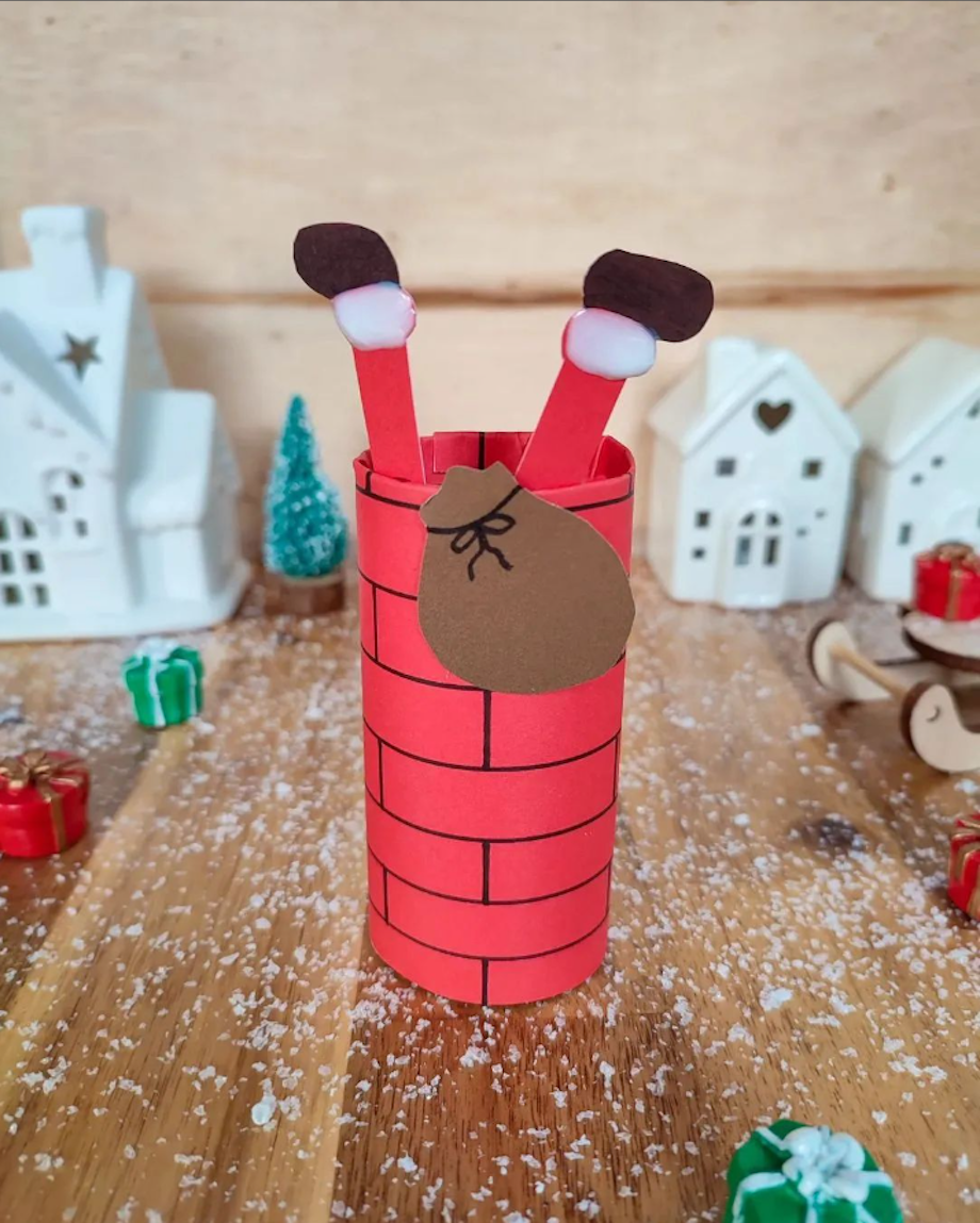 Dekoration Lustiger Weihnachtsmann