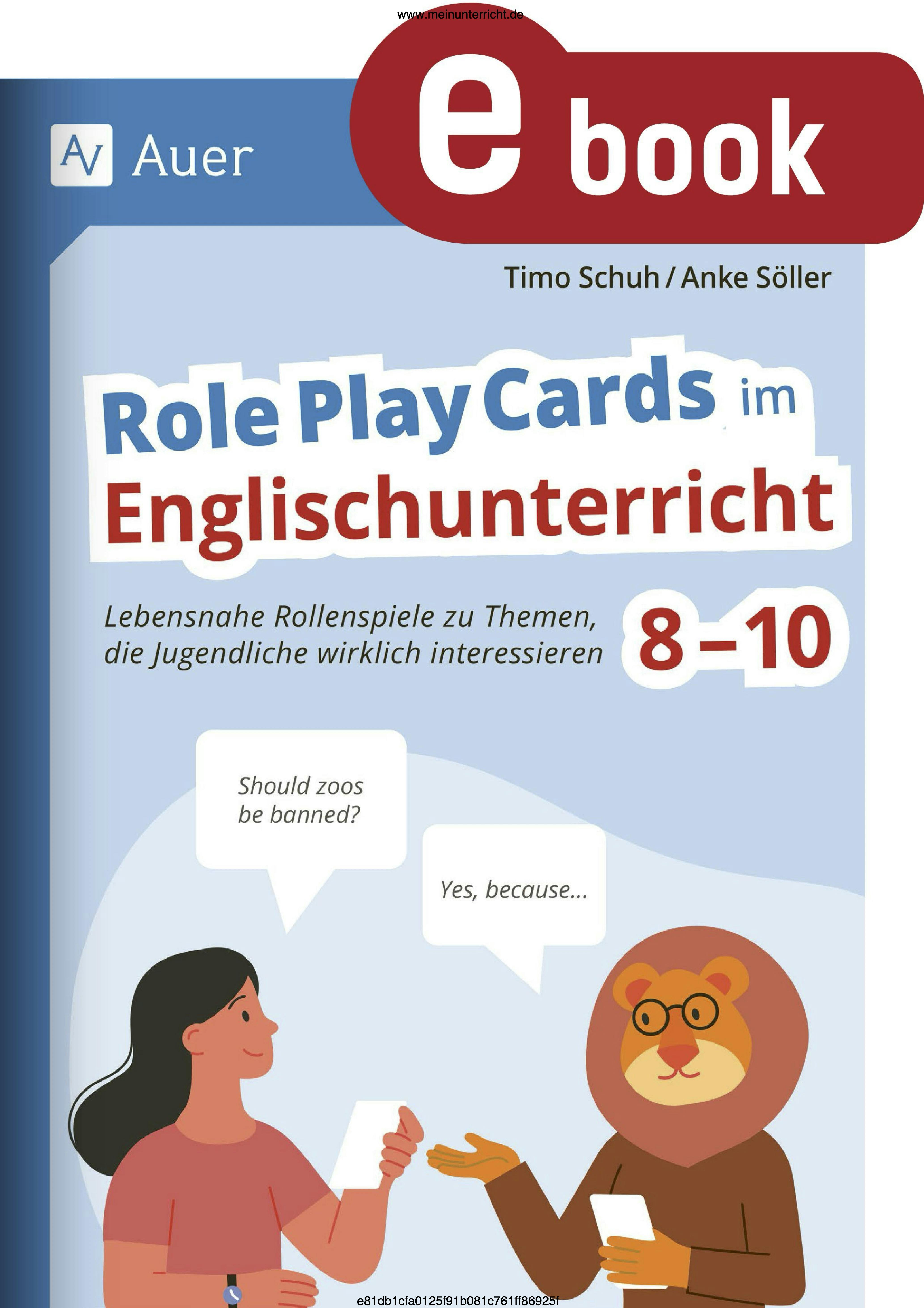 Cover_Role Play Cards im Englischunterricht 8-10