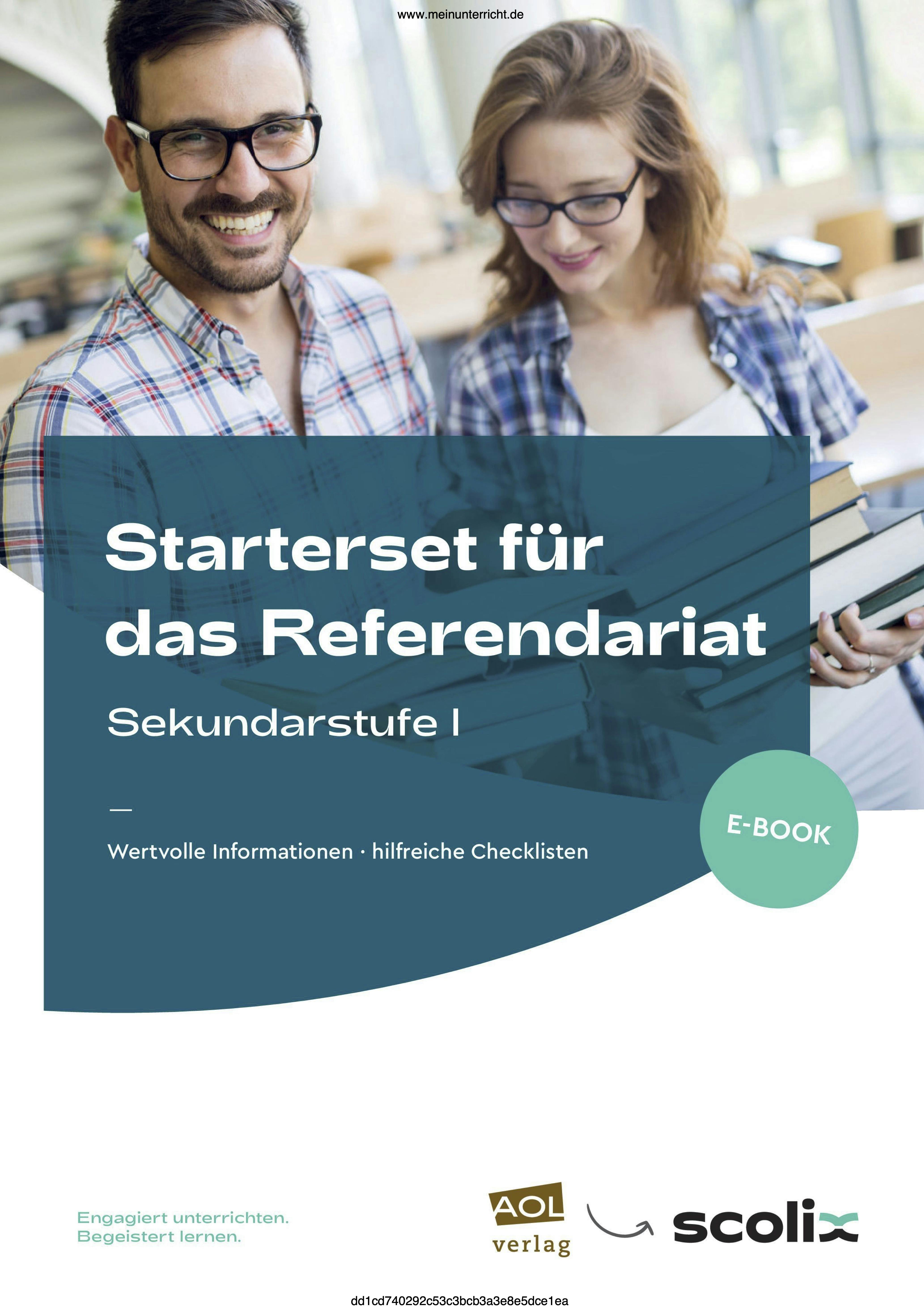 Cover_Starterset für das Referendariat (Sek 1)