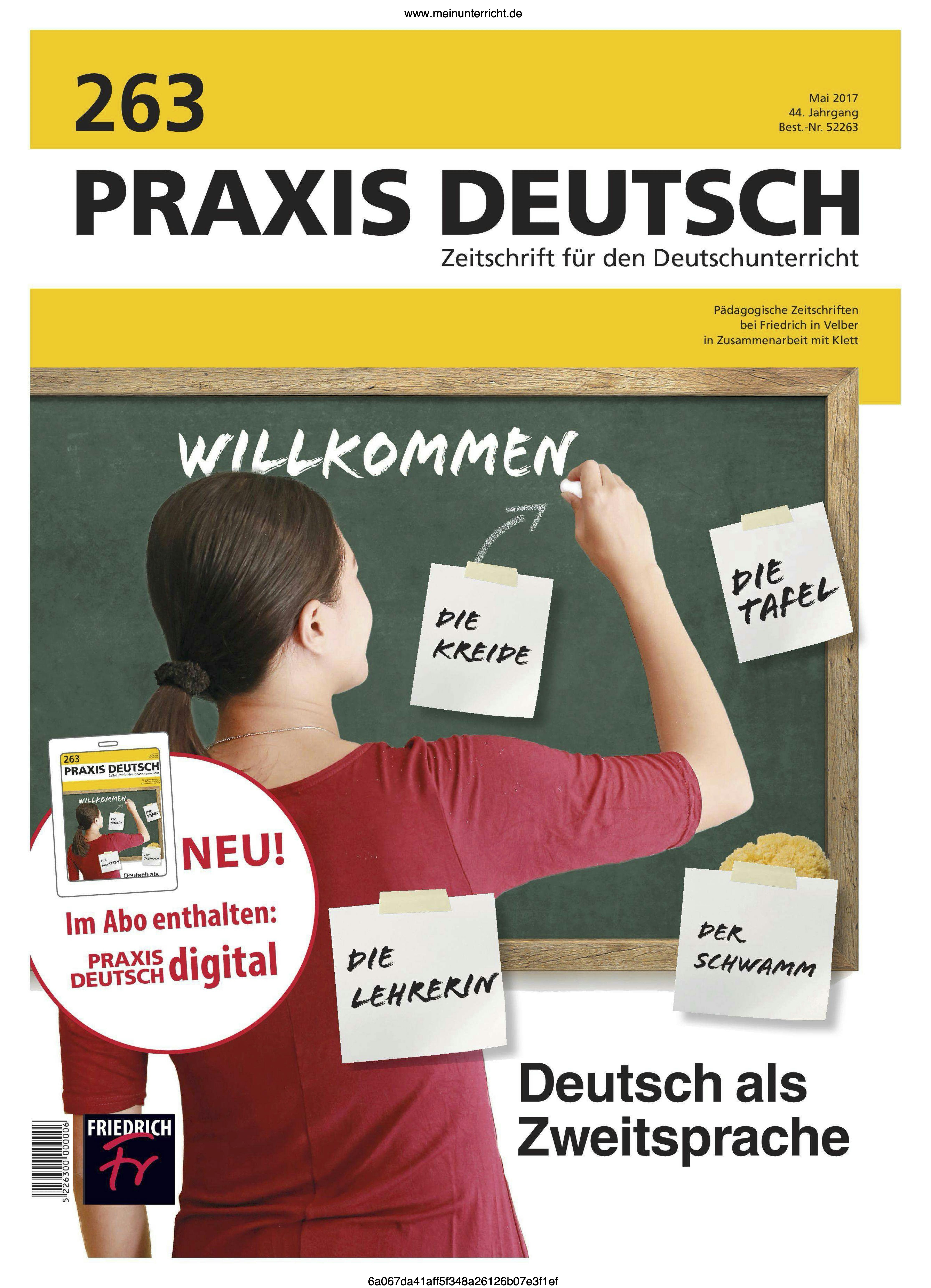 Cover_Praxis Deutsch_Deutsch als Zweitsprache