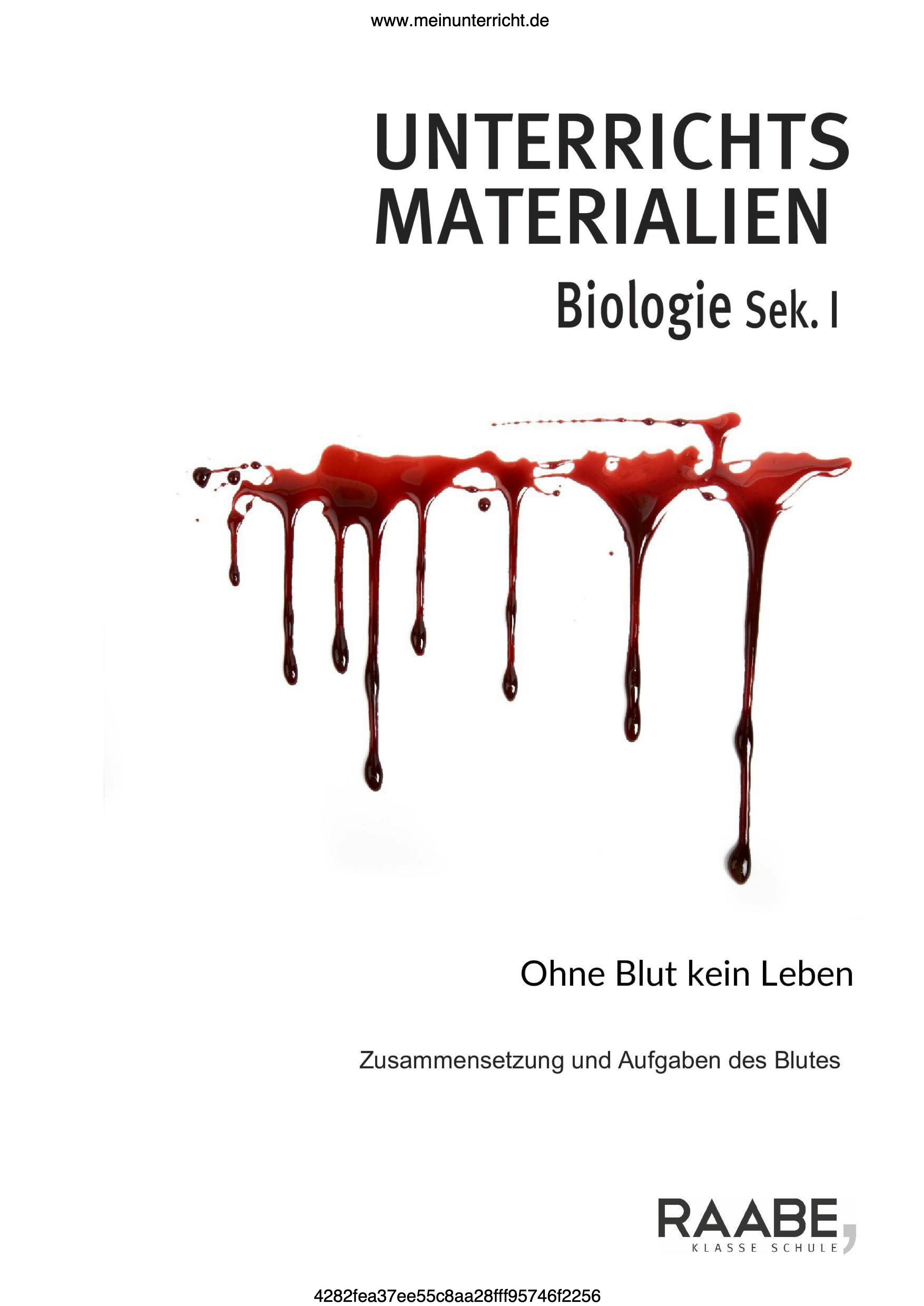 Ohne Blut kein Leben・Klasse 8・Raabe
