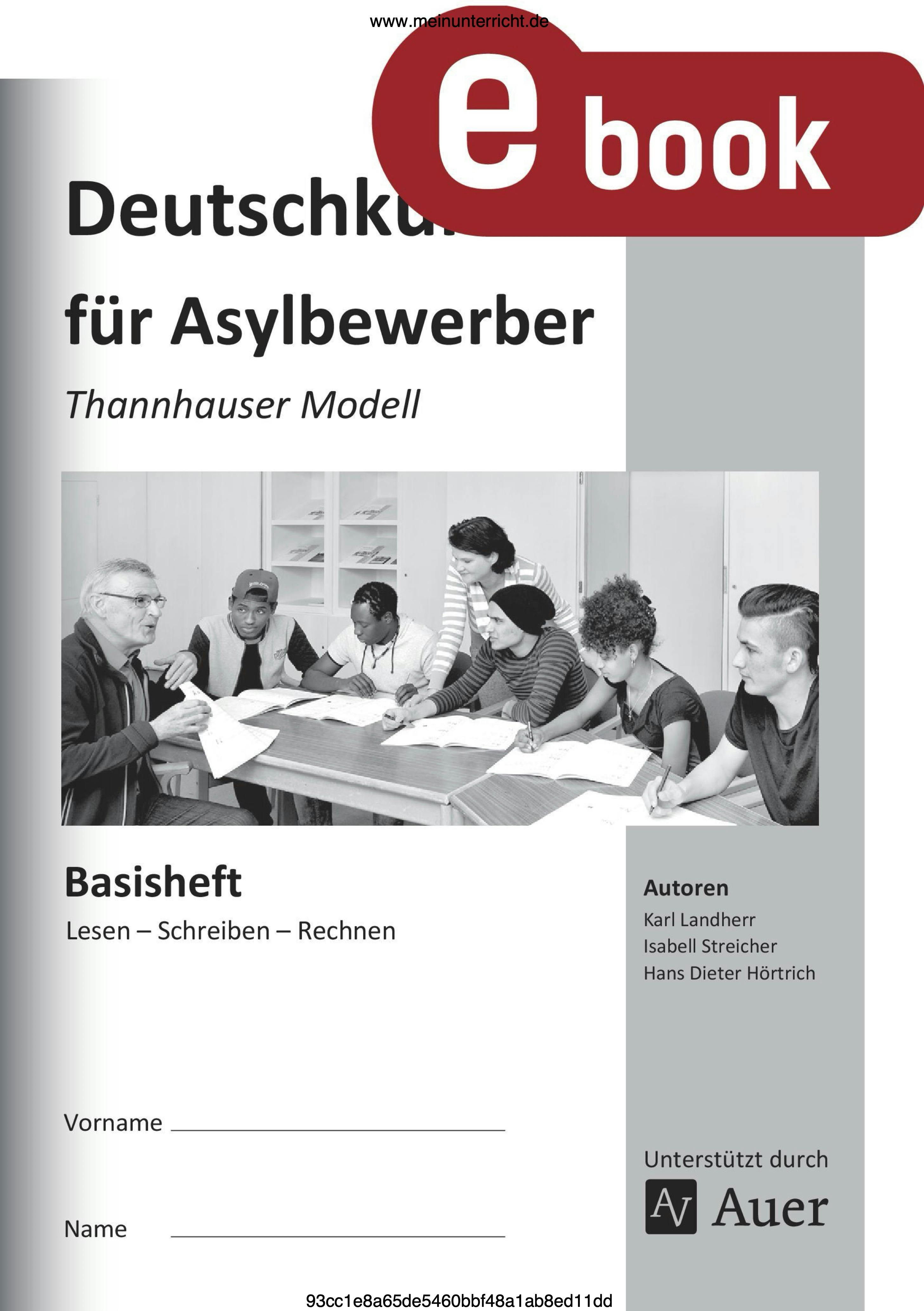 Cover_Basisheft: Lesen - Schreiben - Rechnen