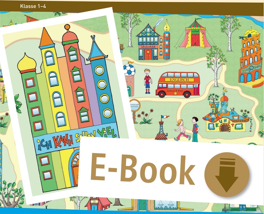 Das Cover des eBooks “Das Lerndorf” über die Kompetenzentwicklung in der Grundschule