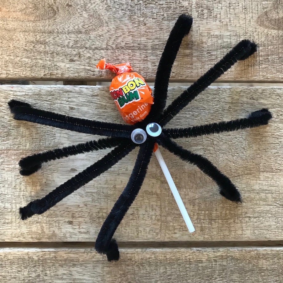 Halloween Lollie-Spinne