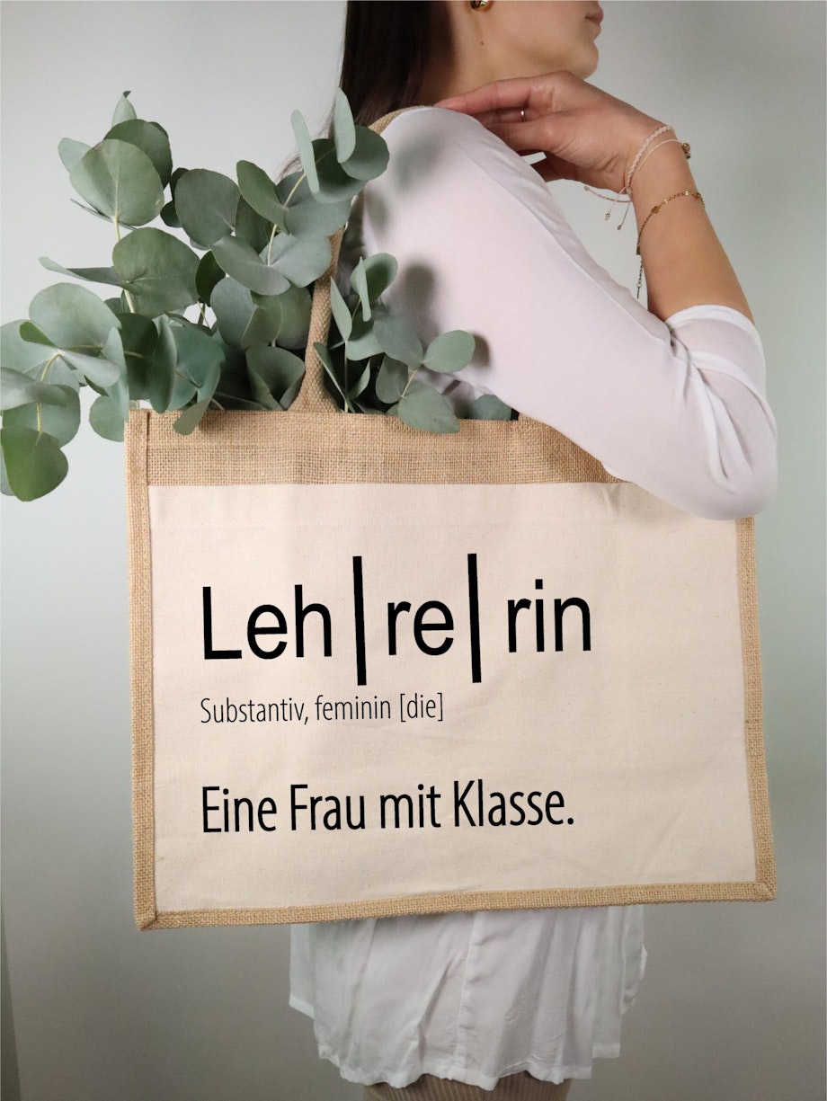 Geschenk für Lehrer - Tragetasche