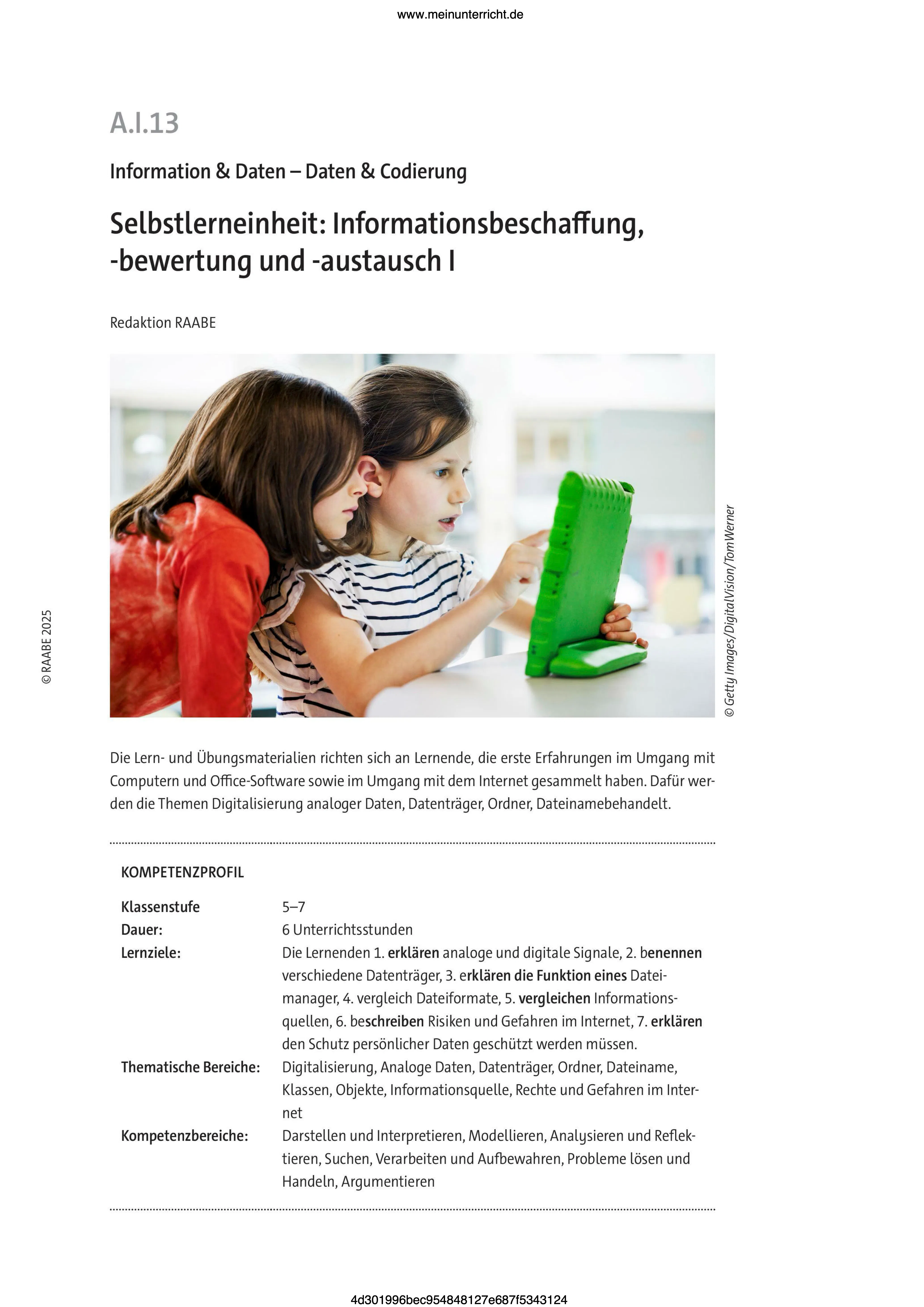 Die Lern- und Übungsmaterialien richten sich an Lernende, die erste Erfahrungen im Umgang mit Computern und Office-Software sowie im Umgang mit dem Internet gesammelt haben.