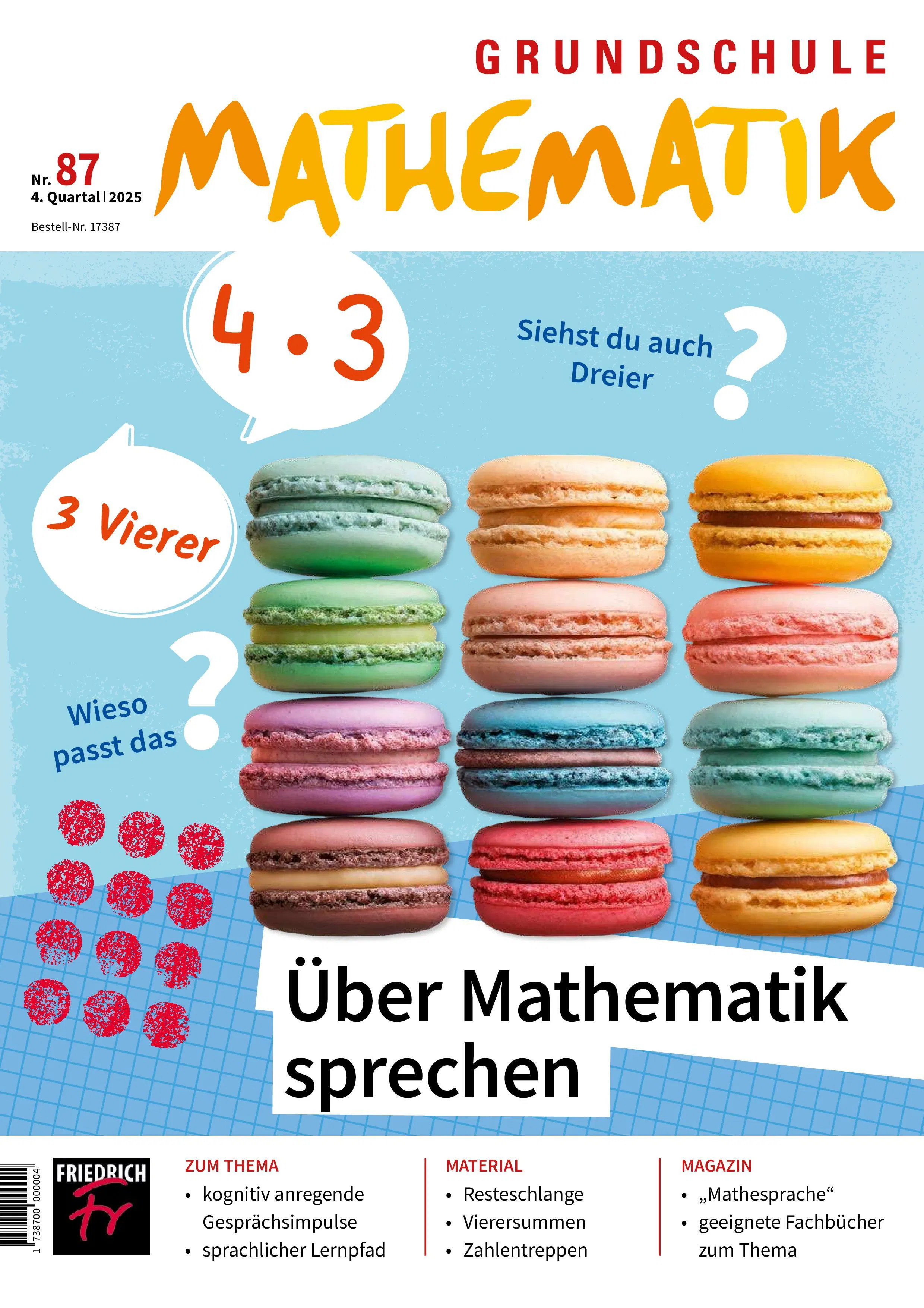 Fachzeitschrift Grundschule Mathematik vom Friedrich Verlag