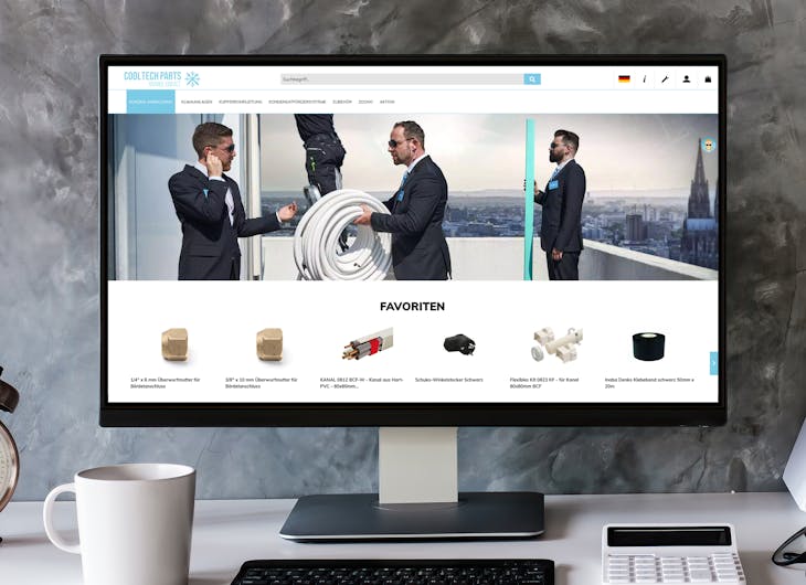 Weitere Produktpräsentation des Unternehmens Cool Tech Parts auf Ihrer Website - Digitalisierung im Handwerk, von der Meisterstück Agency aus Köln
