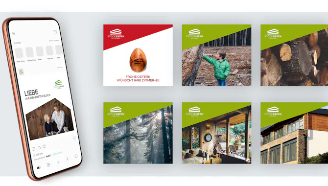Ausschnitte der Social Media Postings des Unternehmens Stocksiefen - Handwerk Marketing von der Meisterstück Agency aus Köln..