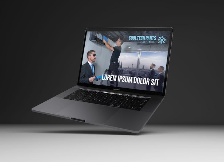 Digitales Newsletter MockUp des Unternehmens Cool Tech Parts - Digitalisierung im Handwerk, von der Meisterstück Agency aus Köln