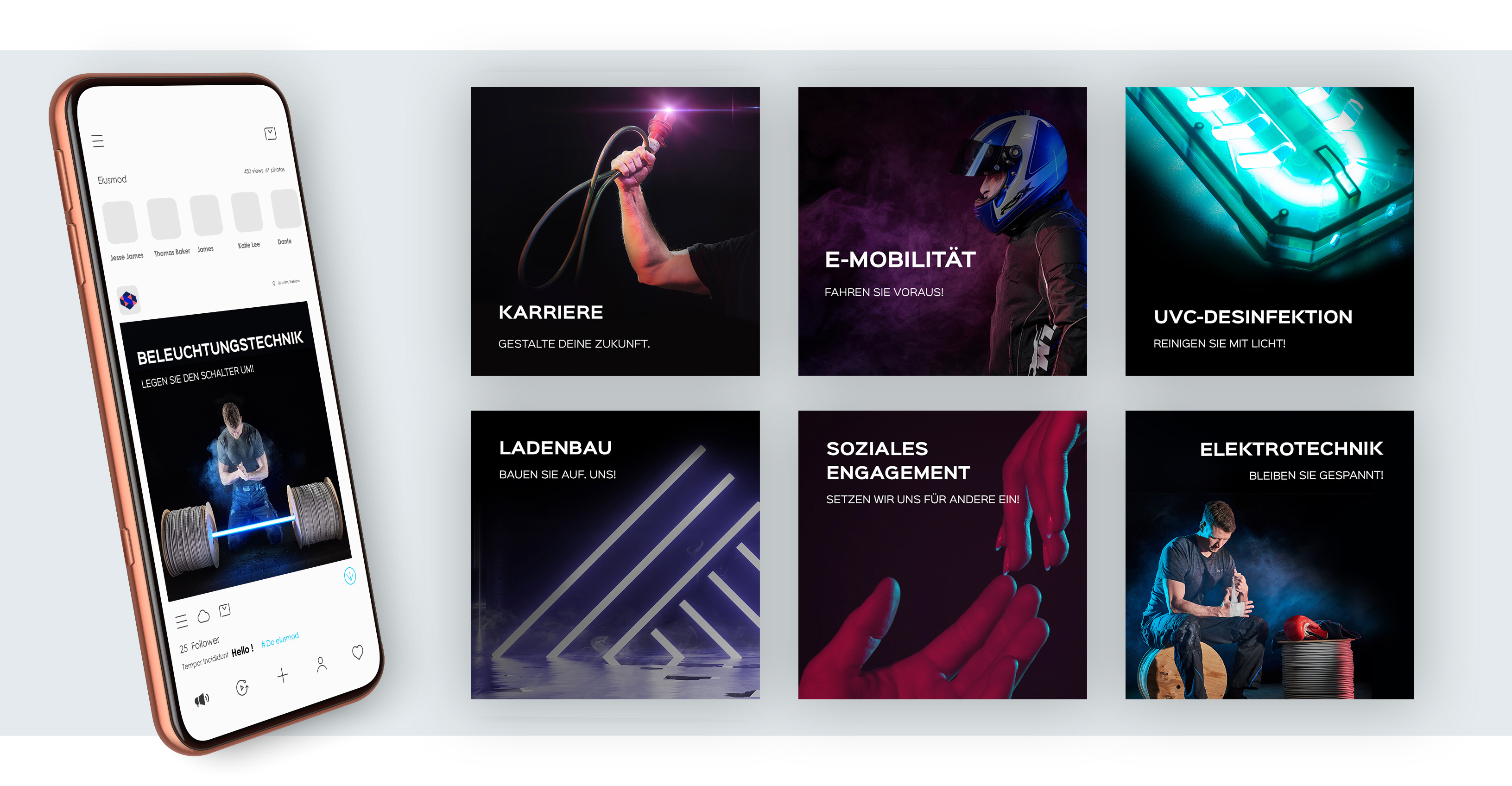 Ein Shutterstock mit vielen Bildern zum Unternehmen Schulz - Werbeagentur Handwerk, von der  Meisterstück Agency aus Köln