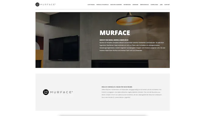 Screenshot der Web - Digitalisierung Handwerk von der Meisterstück Agency aus Köln.
