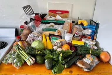 Groceries from a Misfits Market box