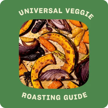 Universal veggie roasting guide