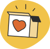 Illustration of a box with a heart