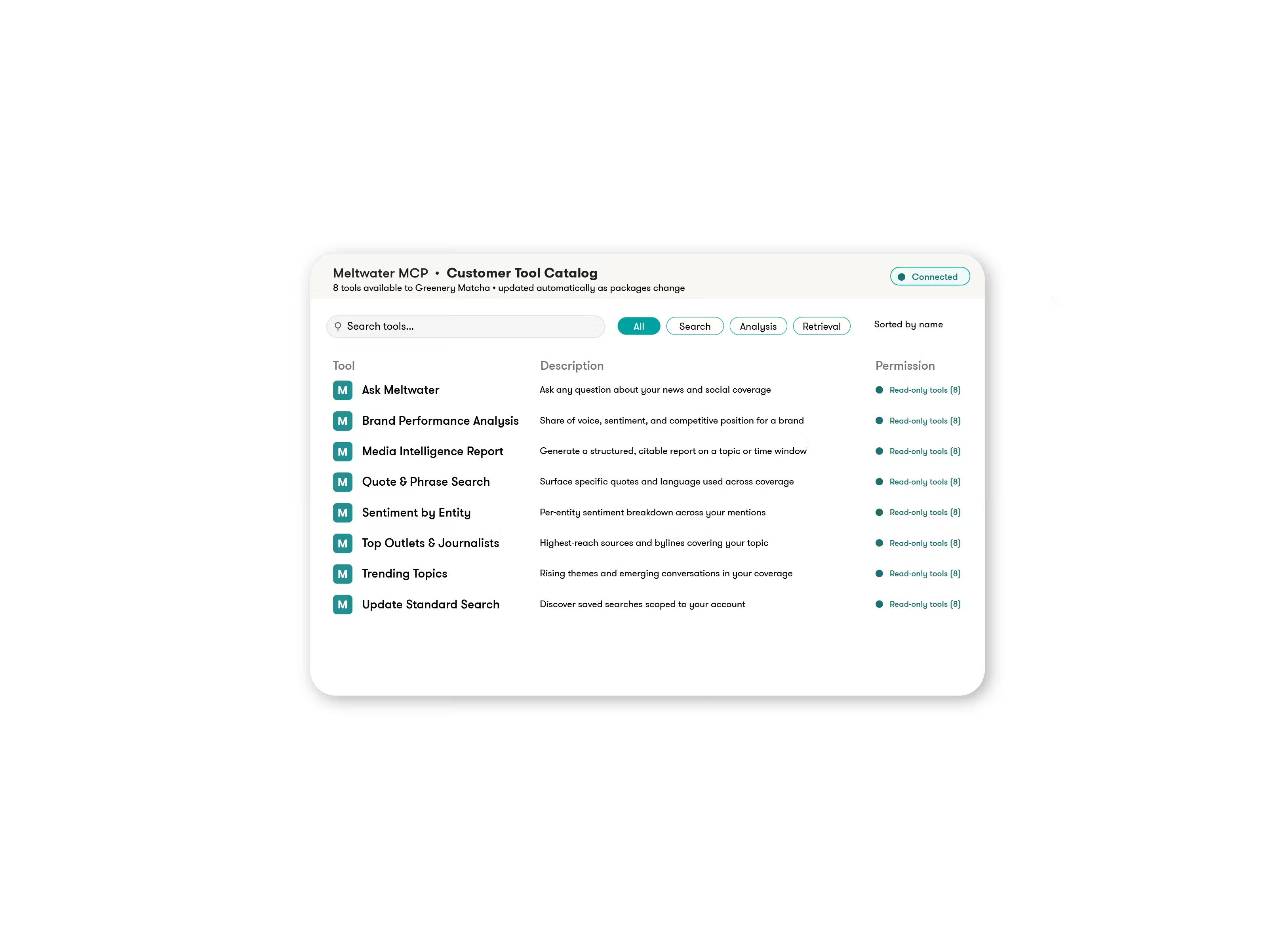 mcp tool catalog
