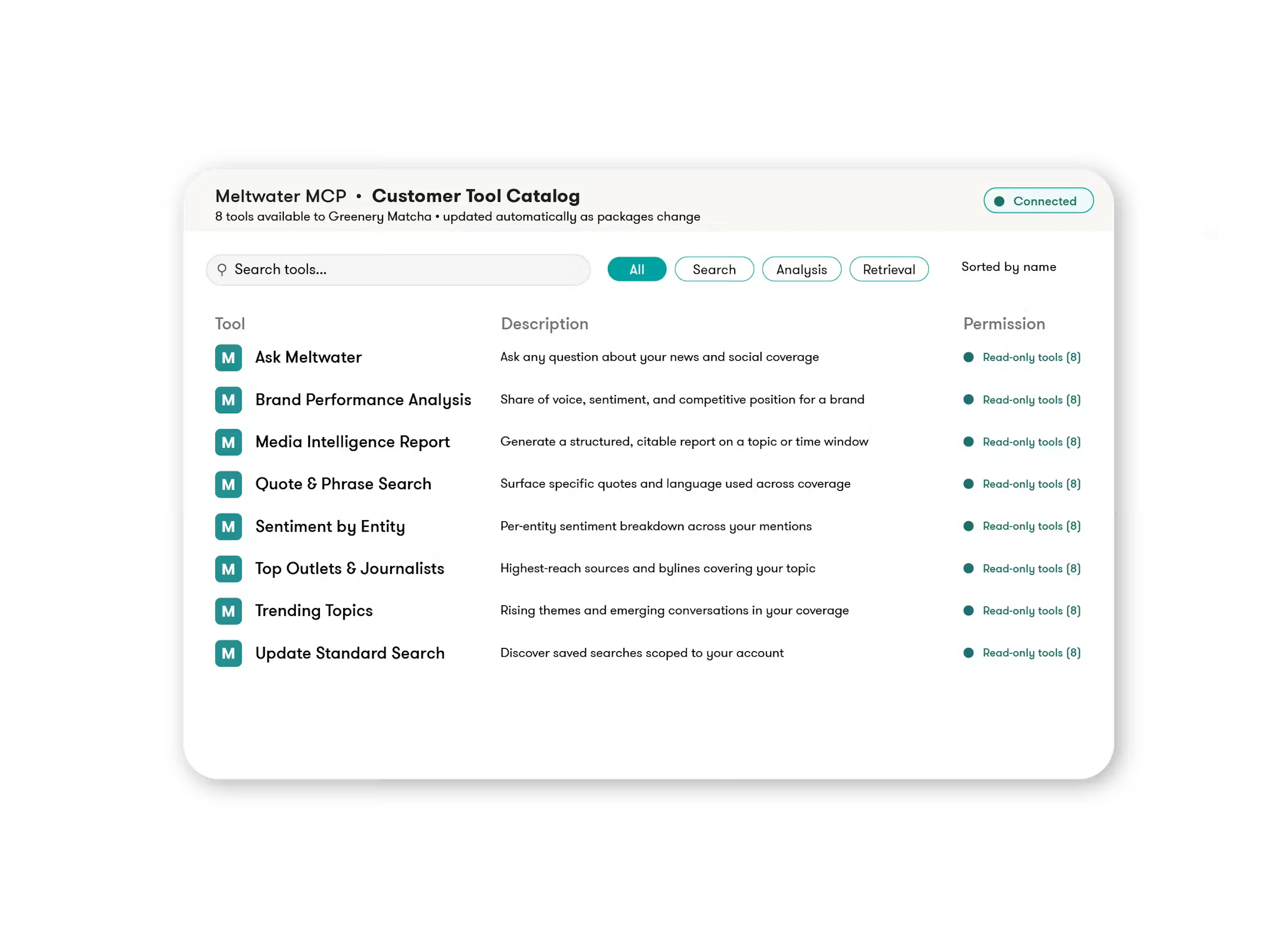 mcp tool catalog