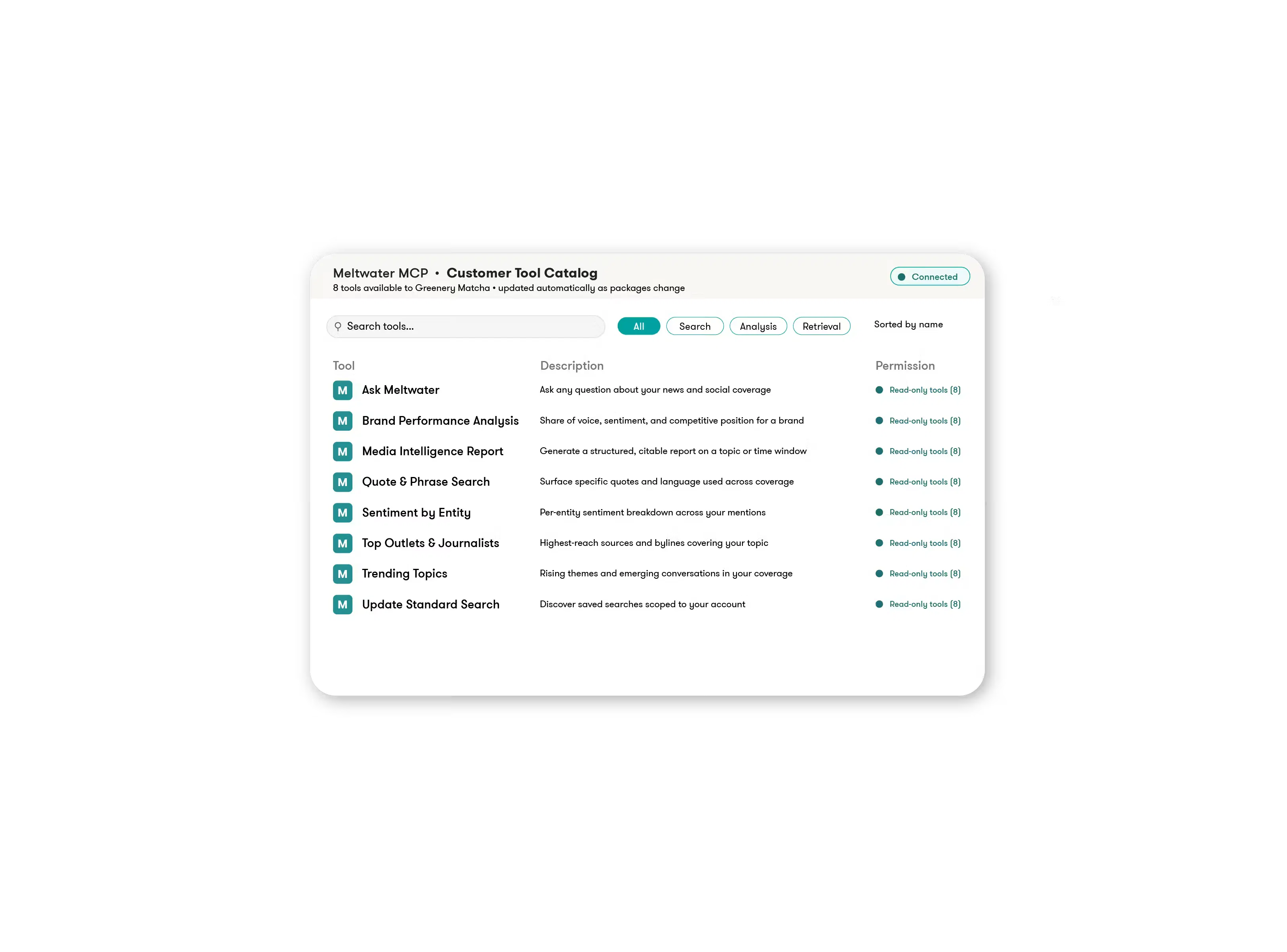 mcp tool catalog