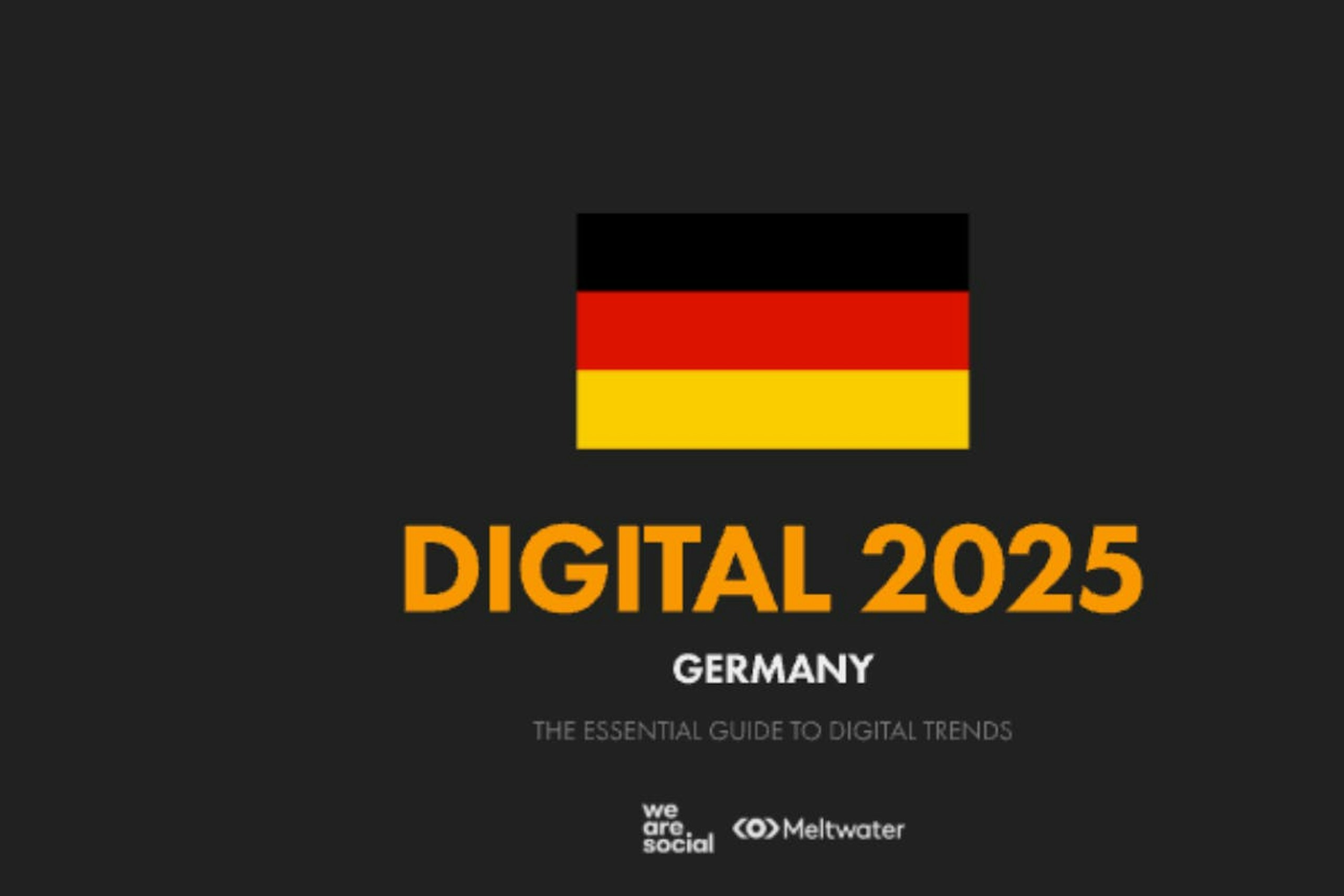 Digital Report 2025 zusammen mit we are social und meltwater