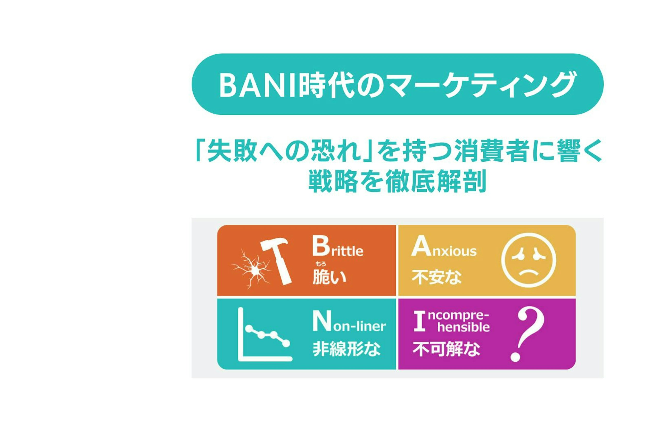 BANI時代のマーケティング!「失敗への恐れ」を持つ消費者に響く戦略を徹底解剖