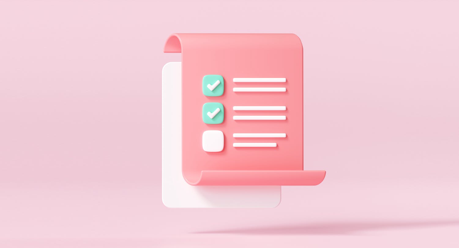 A giant checklist with two items checked off the list. A PR manager has a number of tasks to do in their day, so having a clearly defined checklist is critical to executing on a public relations strategy.