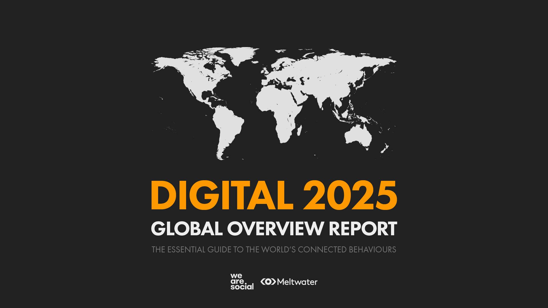 Digital 2025 Global Overview Report cover