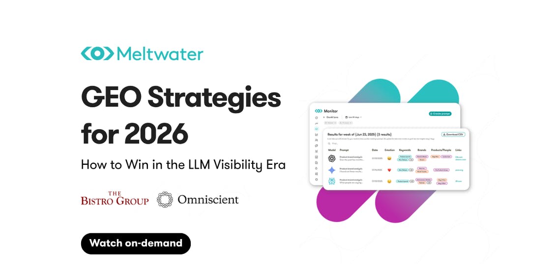 Banner for GEO Strategies for 2026 Webinar